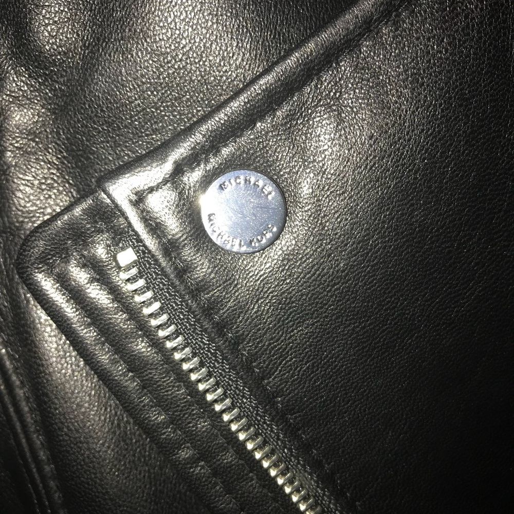 Leather Jacket Michael kors new - Picture 6 of 7